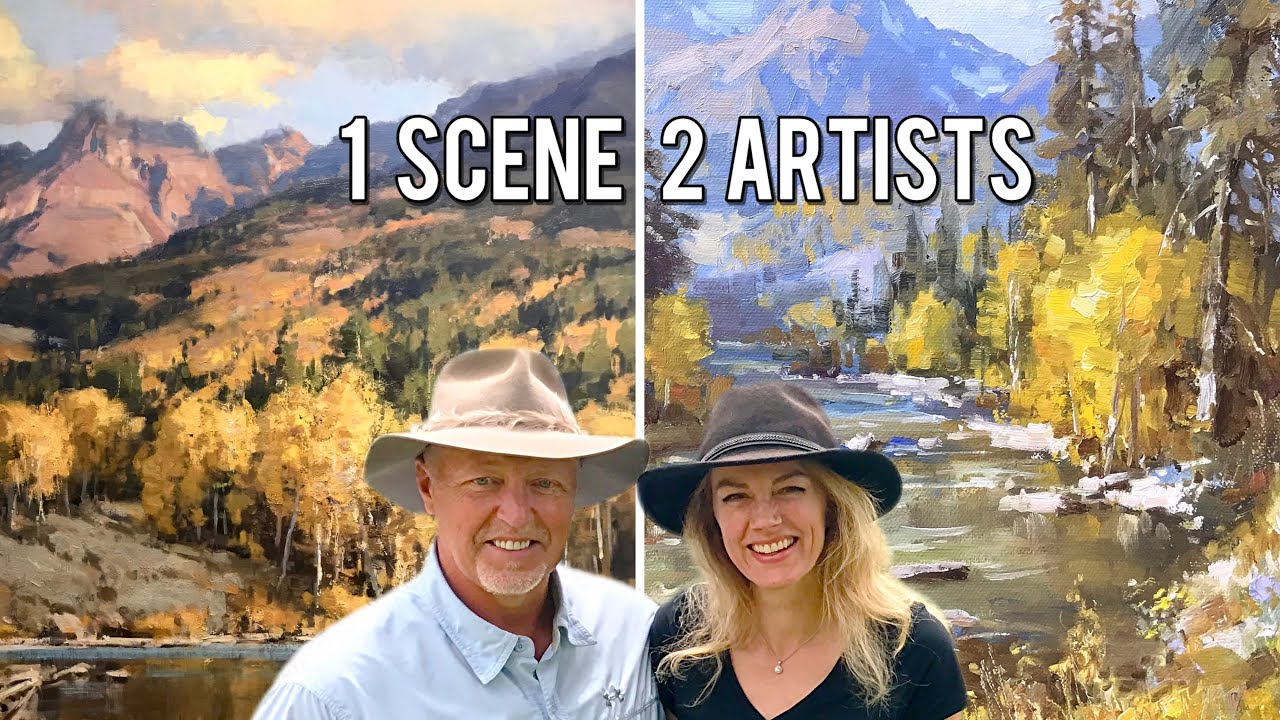 5 Plein Air Painting Insights from Two Artists Painting the Same Landscape